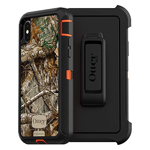 OtterBox DEFENDER SERIES SCREENLESS Case Case for iPhone Xs & iPhone X - Retail Packaging - RT BLAZE EDGE (BLAZE ORANGE/BLACK/RT EDGE GRAPHIC)