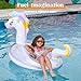 JOYIN Unicorn Pool Floats Kids - Inflatable Pool Tube Swim Ring Floaties with Glitter for Adults Kids Floating, Fun Beach Lake Floaty Raft, Summer Swimming Pool Toys Party Decorations (Unicorn)