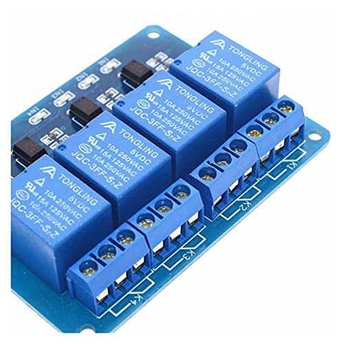 Módulo relé de 4 canales 5V interruptor electrónico para Arduino y Raspberry 2