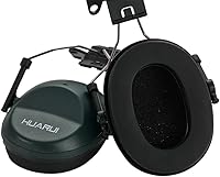Vista 8 de Casco con cancelación de ruido, orejeras acoplables, bloqueo de sonido, protección auditiva para sitios de construcción, adaptadores