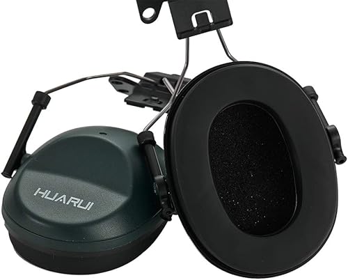 Miniatura 8 de Casco con cancelación de ruido, orejeras acoplables, bloqueo de sonido, protección auditiva para sitios de construcción, adaptadores