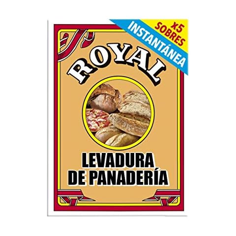 Levadura de Panadería Instantánea Royal en Polvo, 5 Sobres Cover