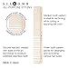 Cricket Silkomb Pro-45 All Purpose Professional Hair Stylist Comb – Japanese Made, Silicone Injected, Dual Tooth Patterns for Detangling, Cutting, Coloring & Styling All Hair Types