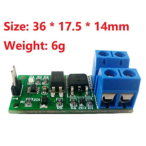 DECDEAL 3.3V-12V 3-8A Low Pulse Trigger Board Flip-Flop Latchs Módulo de relé Chave biestável de tra