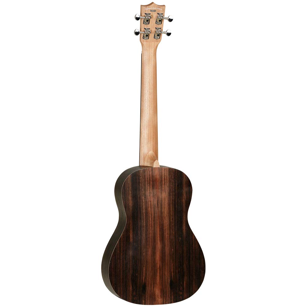 Tanglewood® »TIARE - TWT-20« Baritone Ukulele - Ebano - Finitura Satinata - Rosetta Tribal Tagliata al Laser - Gig Bag