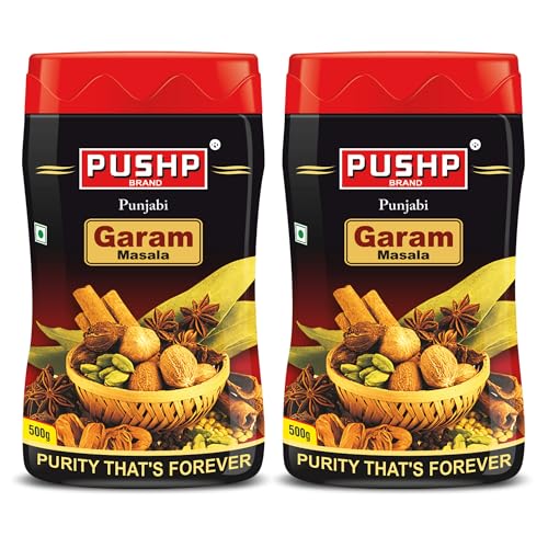 Image of Pushp Brand Punjabi Garam Masala Powder 500g Jar(Pack Of 2) | Spice Blend