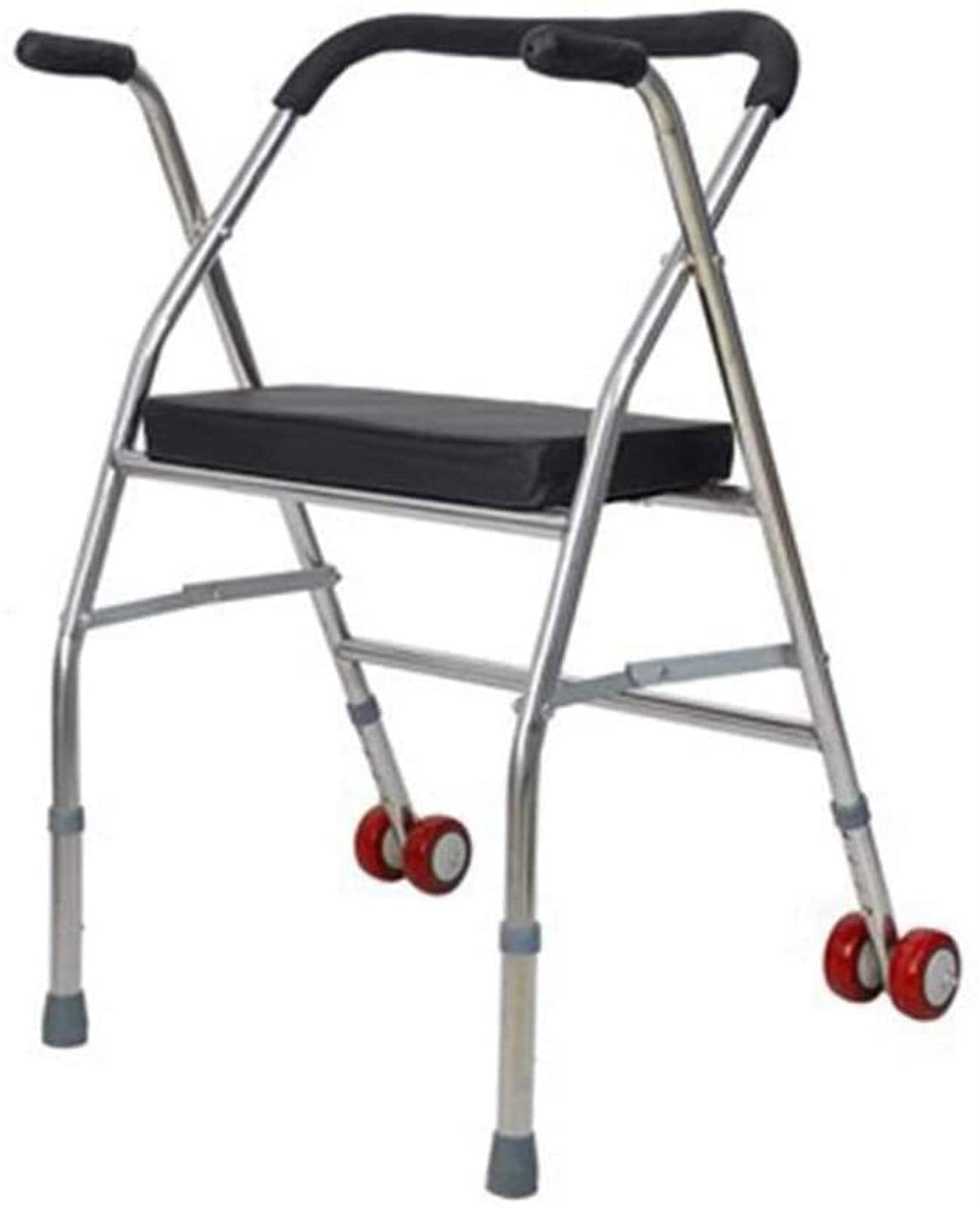 Rollator Walker z siedziskiem dla seniorów - lekka rama do chodzenia dla osób starszych - starszy tęsknota za chodzikiem