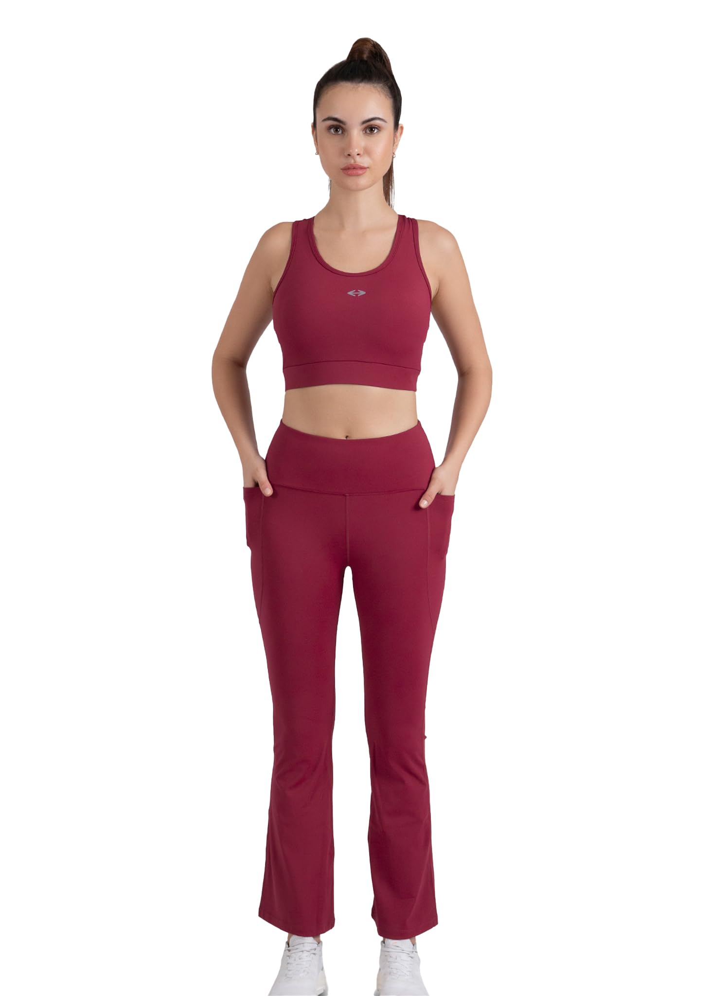 Full-Coverage Sports Bra for Women - High Support, Elastic Band, Sweat-Wicking, Engineered Nylon, Ideal for Gym, Yoga, Running, Pilates, Zumba & Sports Activities-image-29