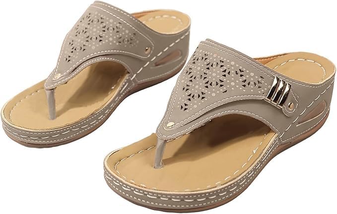 Orthopedic Sandals for Women 2026 Dressy Arch Support Flip Flops for Women Comfortable Sandals Casual Summer Beach - Image 6