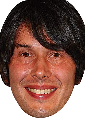 FoxyPrinting Professor Brian Cox Tv Celebrity Cardboard Party Face Mask Fancy Dress