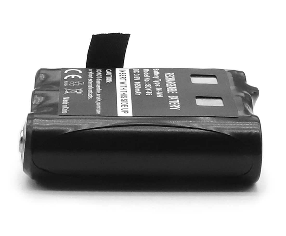 2 X Batterie de Rechange pour Radio Motorola TLKR T92 H2O T82 Extreme T62 T605 H2O T800 Walkie Talkie PMNN4477AR 1532 PMR446 1650mAh 3.6V AA Rechargeable Ni-MH