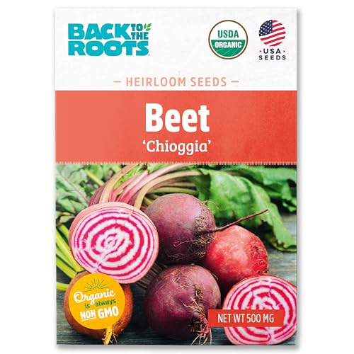 Back to The Roots 100% Organic Seed Packet - Beets Chioggia 500mg