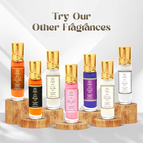 Image of White Musk Attar Perfume Oil Roll On for Men and Women | Musk, Lily and Rose Fragrance Notes | 12 Hrs Long Lasting, Alcohol Free|Ideal for Gift | 6ml