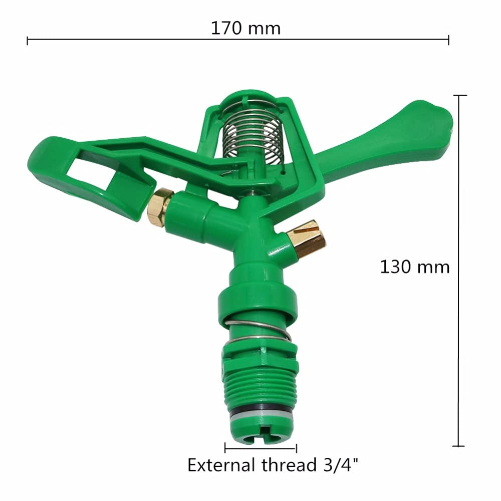 arroseur 5 pcs 3/4 Pouce mâle pulvérisateur de pulvérisateur Eau Sprinkler cuivre buse buse de buse d'irrigation de Jardinage
