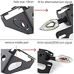 Xitomer-Tail-TidyFender-Eliminator-Kits-Fit-for-2014-2015-2016-FZ-09-MT-09-License-Plate-HolderNumber-Plate-Holder-with-LED-License-Plate-Light-Compatible-with-OEMStock-Turn-Signal