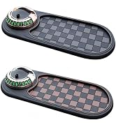 Multifunctional Car Anti-Slip Mat, Dashboard Mat with Temporary Parking Number Display, One-Size-...