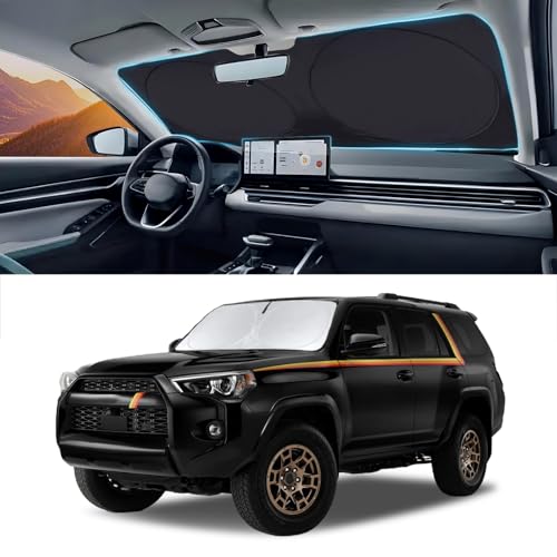 Car Windshield Sun Shade for 4Runner 2003-2009-Sunshade for Front Window Cover Custom Fit Toyota...