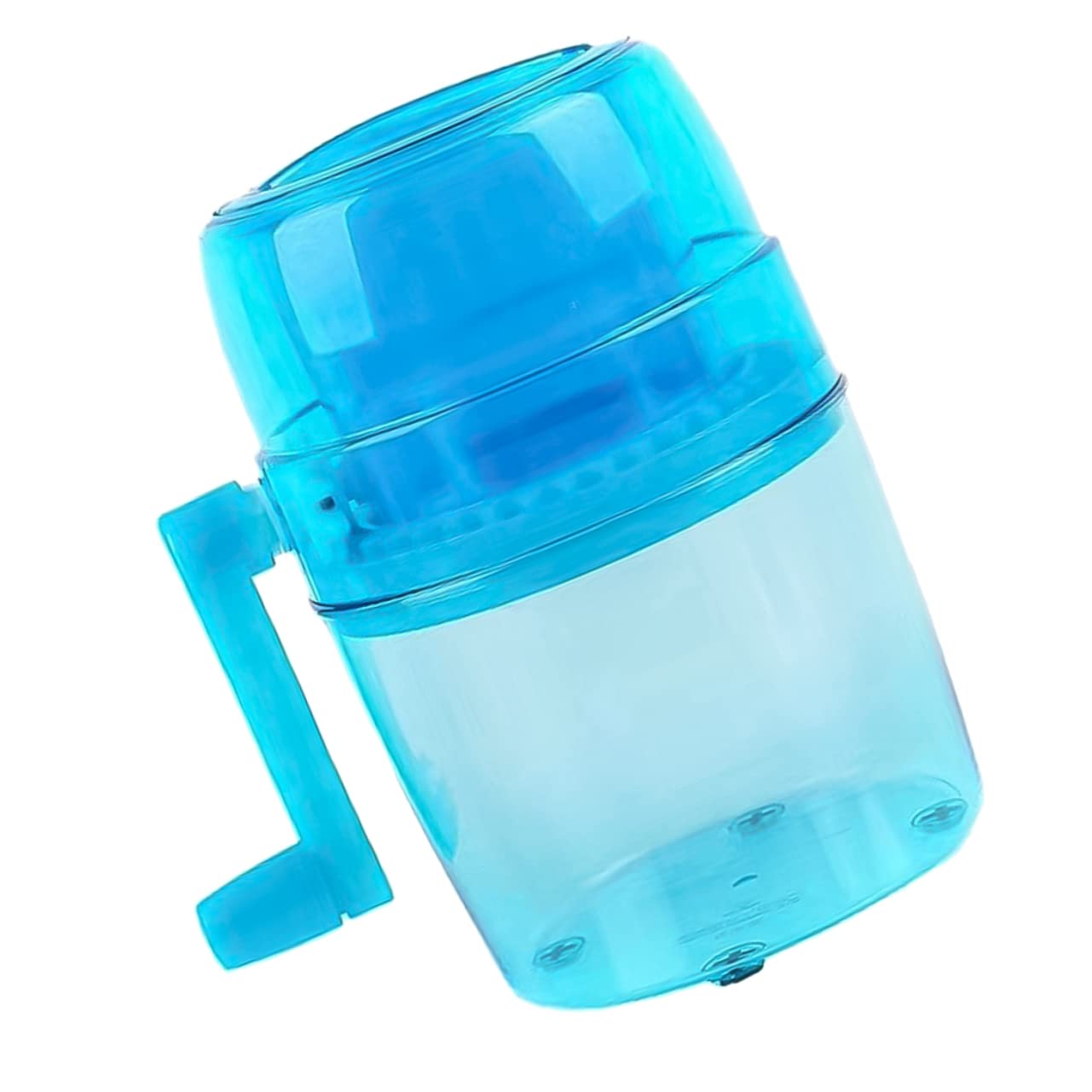 Garneck Ice Shaver Machine Snow Cone Machine Ice Crusher Machine Rotary Ice Crusher Hand Crank Ice Crusher Portable Razor Small Ice Machine Portable Ice Makers Portable Ice Shaver Blue