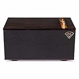 Klipsch Heritage Wireless The Three Play-Fi Bluetooth Speaker, Ebony (Renewed)