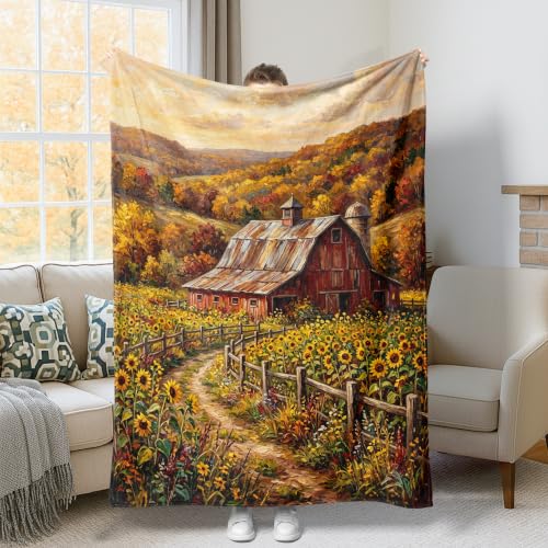 Jeté de grange rustique plaid canapé pour vos soirées cocooning - 2