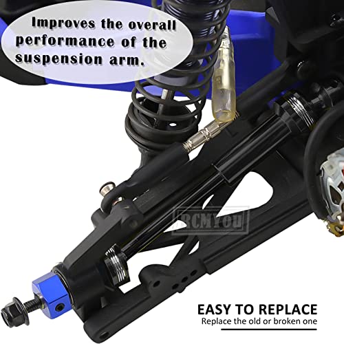 Rcmyou Rc Stainless Steel Drive Shaft Cvd For 1/10 Slash Vxl 4X4,Rustler Vxl 4X4,Stampede Vxl 4X4,Hoss Vxl 4X4 4Wd,4Pcs Front Rear #45 Upgrades Part Axles With Hex,Black #TOP4