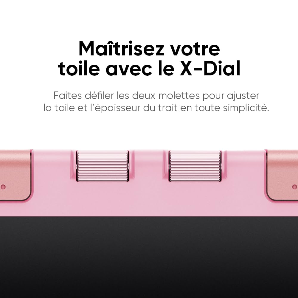 XPPen Artist 12 3rd Tablette Graphique avec Écran 11.9 Pouces - Rose | X4 Stylet Avancé | 16384 Niveaux | Écran Anti-reflet | Portable et Léger | Compatible Multi-systèmes | Design Rose Élégant