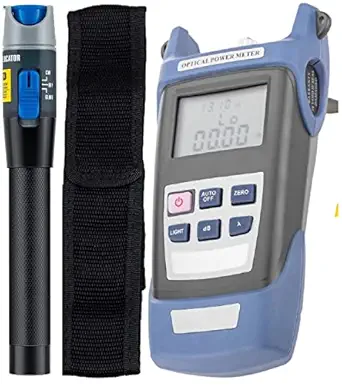 Techtest Optical Power Meter Fiber 10 Mw Visual Fault Locator Vfl Ftth Laser Light Optic Cable Tester