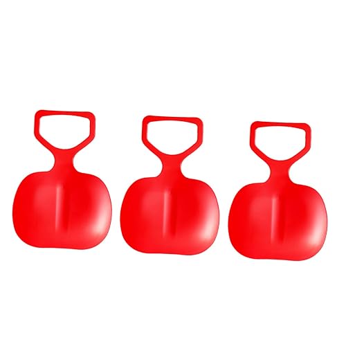 Garneck 3pcs Thickened Snow Sled for Boys and Girls Downhill
