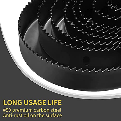 Hole Saw Kit, Jellas 20Pcs Hole Saw Set With 14Pcs Saw Blades, General Size 3/4" To 5", 2 Mandrels With Drill Bits, 1 Installation Plate, 1 Hex Key, 1 Storage Case, Ideal For Wood, Pvc Board, Plastic #TOP5