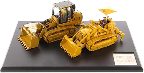 Diecast Masters Camión para gatos Caterpillar 977D y 963K 1:50, serie Evolution | Camiones coleccionables de construcción a escala | Camión