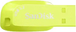 Pen Drive SanDisk Ultra Shift 64GB USB 3.2 Amarelo