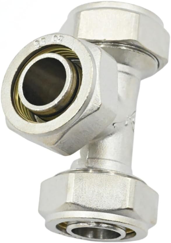 （2 Pack） M8011 3/4 inch Equal Tee Fitting，Fits for Maxline Rapid Air 3/4 fittings Compressed Air Line Kit