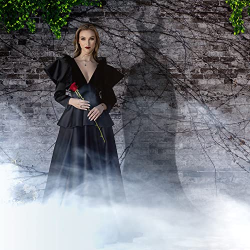 Enchanted Disney Fine Jewelry Black Rhodium Over Sterling Silver 8X6 Mm Oval Shape Black Onyx And 1/4 Cttw Natural White Round Diamond Maleficent Bracelet #TOP2