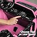 Best Choice Products Kids 24V 2-Seater Electric Ride On Car Truck w/ 132lb Weight Capacity, Parent Control, Bluetooth, LED Lights - Pink