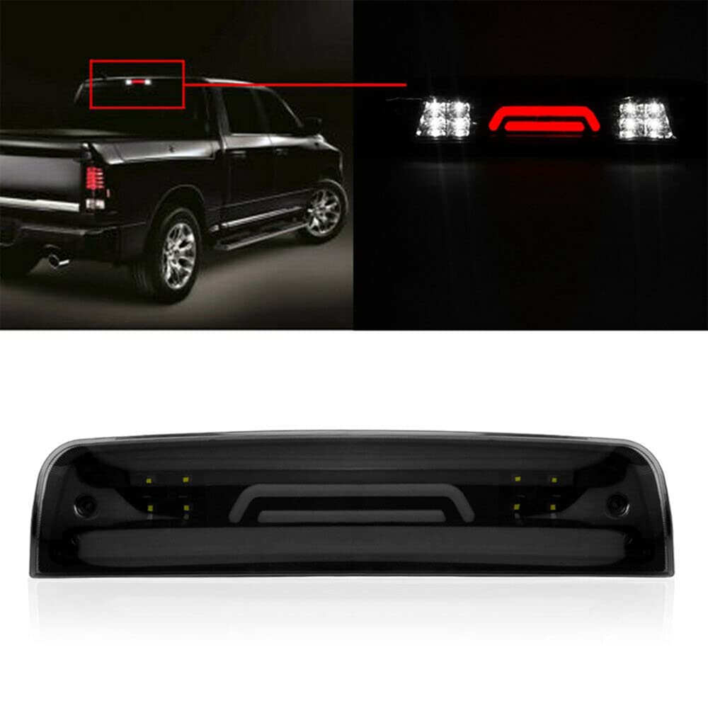 Led Trzecie światło Hamowania Cargo Light High Mount światła Hamowania Przydymiona Soczewka Dla Dodge RAM 1500 2500 3500 2009-2018