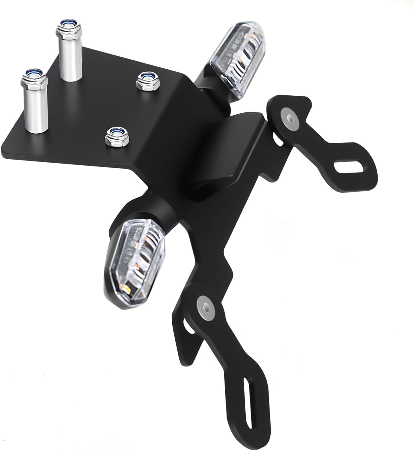 CBR150R Fender Eliminator Kit Compatible with 2016-2024 CBR 150R Tail Tidy License Plate Holder Bracket with Rear Turn Signals & License Plate Light (Clear)