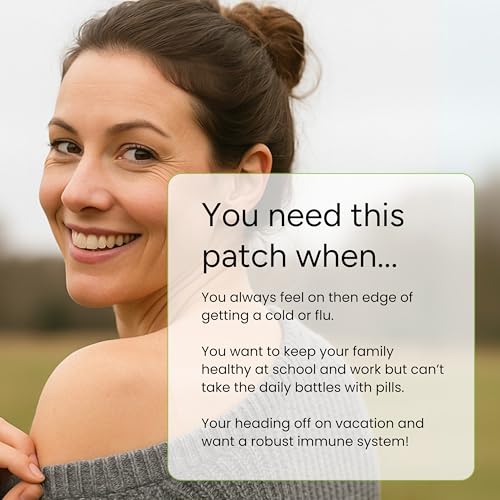 Image of The Patch Remedy Immunity Patches - 30 Topical Immune Patches Containing Vitamin C, Zinc, Echinacea Extract & Ginkgo Biloba, Lasts 24 Hours