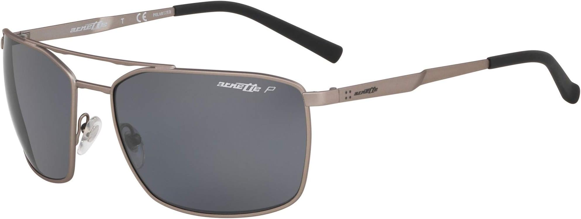 ARNETTE Men's An3080 Maboneng Metal Rectangular Sunglasses