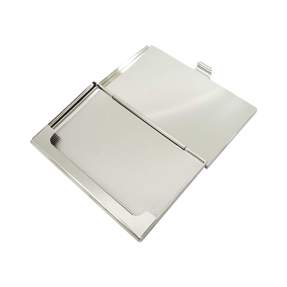 Madreperla Porta biglietti da visita porta carte di credito porta nome portafoglio da viaggio Art Painting Design metallo acciaio inossidabile inciso sottile borsa tasca contanti portafoglio soldi,