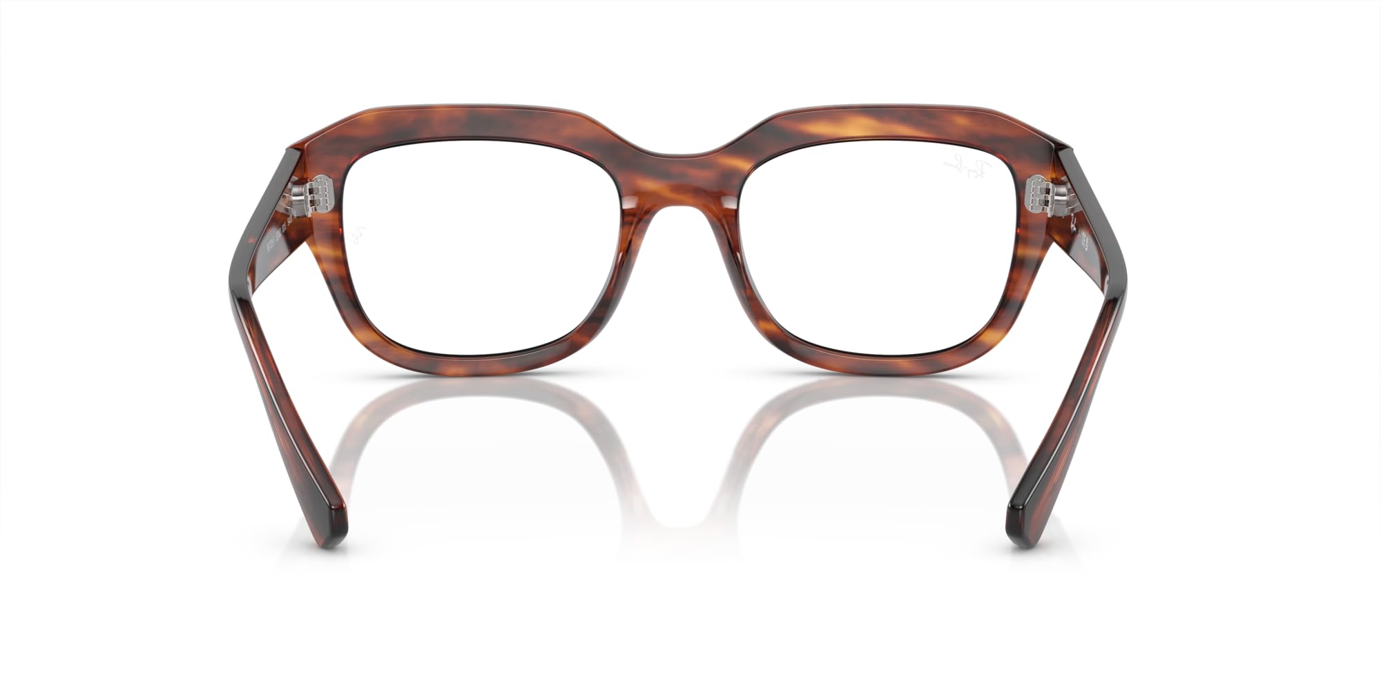 Ray-Ban Rx7225f Leonid Low Bridge dopasowane kwadratowe oprawki na okulary na receptę