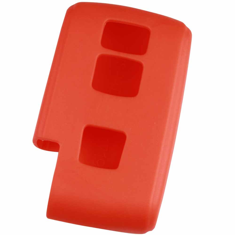 KeyGuardz Orange Rubber Keyless Entry Remote Smart Key Fob Skin Cover Protector