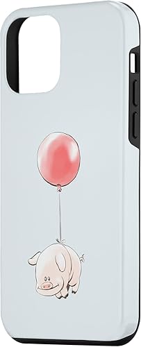 Miniatura 2 de iPhone 12 mini adorable cerdo volando diseño caprichoso cochinillo con alas caso