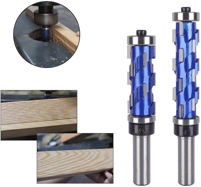 Carbide Spiral Trimming Bit Flush Trim Router Bit Face Mill Cutter,12x19x45