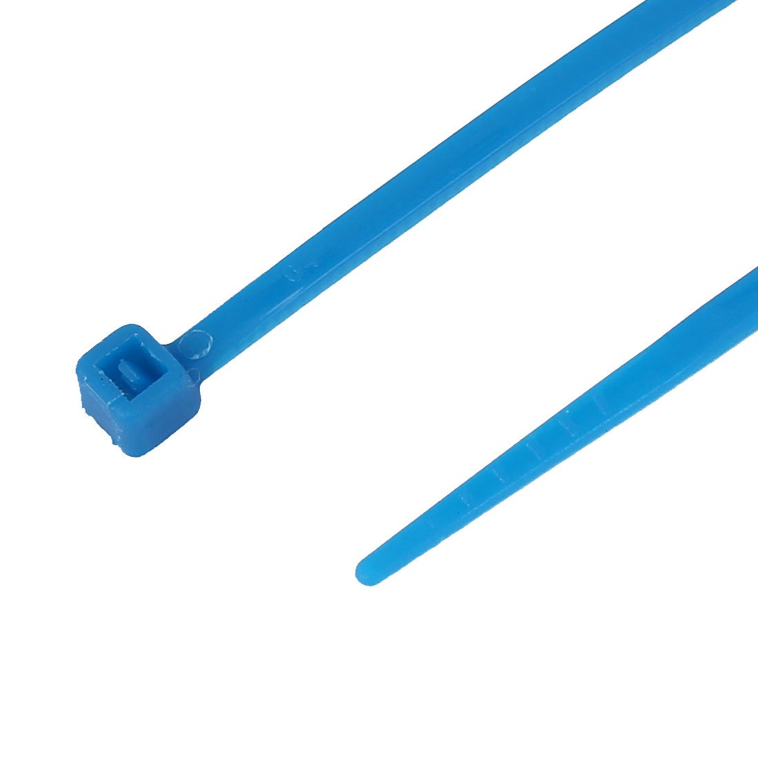 Aexit Network Cable Clamps Cord Wire Zip Ties Straps Blue 3mm Width Strap Clamps 100 Pcs