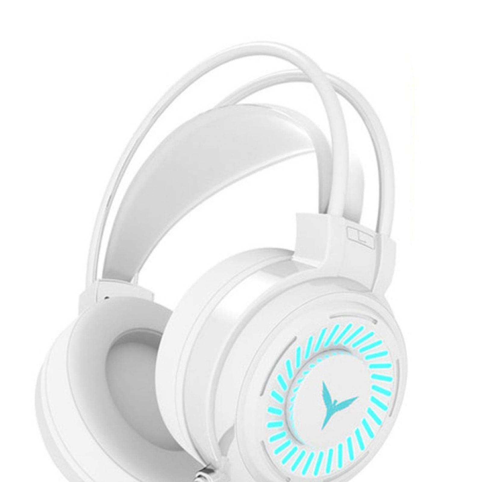 CALANDIS® G58 Gaming Headset Stereo Surround Headphone 3.5Mm Wired W/Mic Led White-image-40