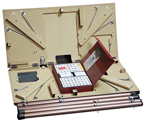 Amazon.co.jp: 折りたたみ麻雀卓「持ってこー雀」T-1-F(牌付き) : おもちゃ