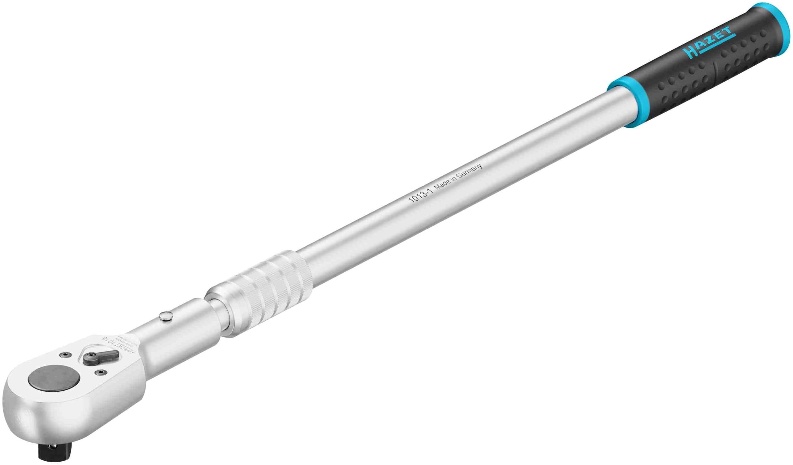 Hazet Carraca reversible 1016LG extensible 3/4 pulgadas 730 a 1130 mm, máx. 1800 Nm, 32 dientes, ángulo de accionamiento de 11,25 grados, cromado