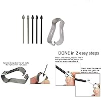 Vista 7 de Galaxy Tab S8 - Lápiz capacitivo (con Bluetooth) de repuesto para Samsung Galaxy Tab S8+, Ultra Touch S Pen + puntas/puntas (negro)