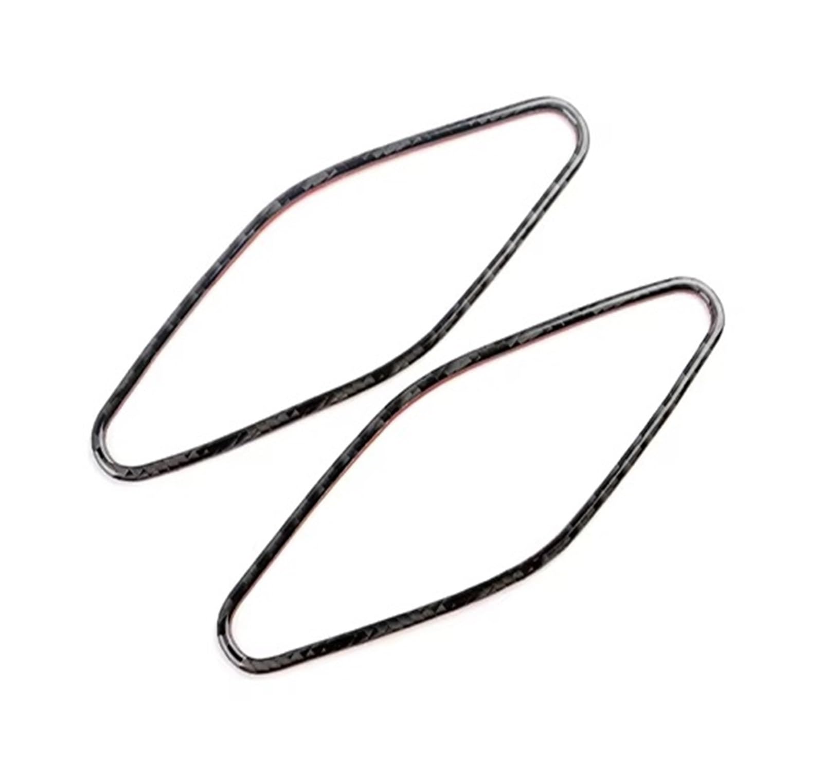 Interior Trim for Mustang GT for Dark for Horse for EcoBoost 2024 2025 2026 LHD RHD A-Pillar Speaker Panel Trim Sticker Cover Trim Sticker(Black Carbon)