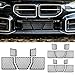 5 Pack Replacement Parts Front Lower Bumper Grill Grille, Car Front Bumper Center Lower Grille Mesh Guard for BMW G87 M2 2023-2025(Carbon Look)